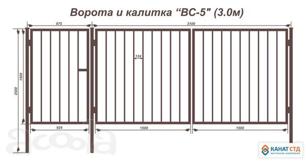 Ворота и калитки в г. Маркс